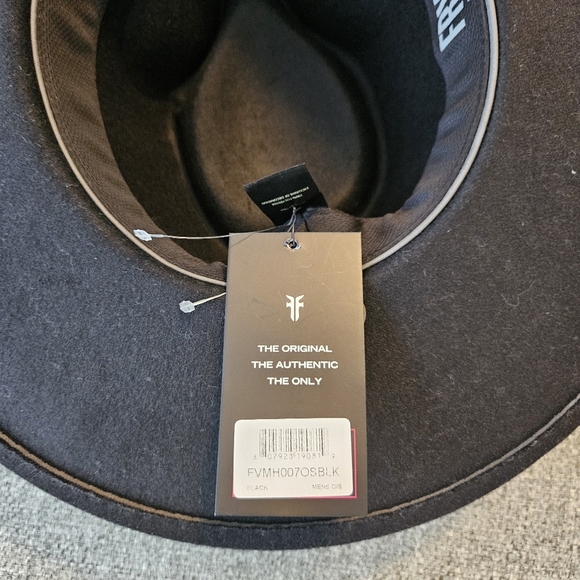 Black Felt Fedora Hat - Picture 8 of 16